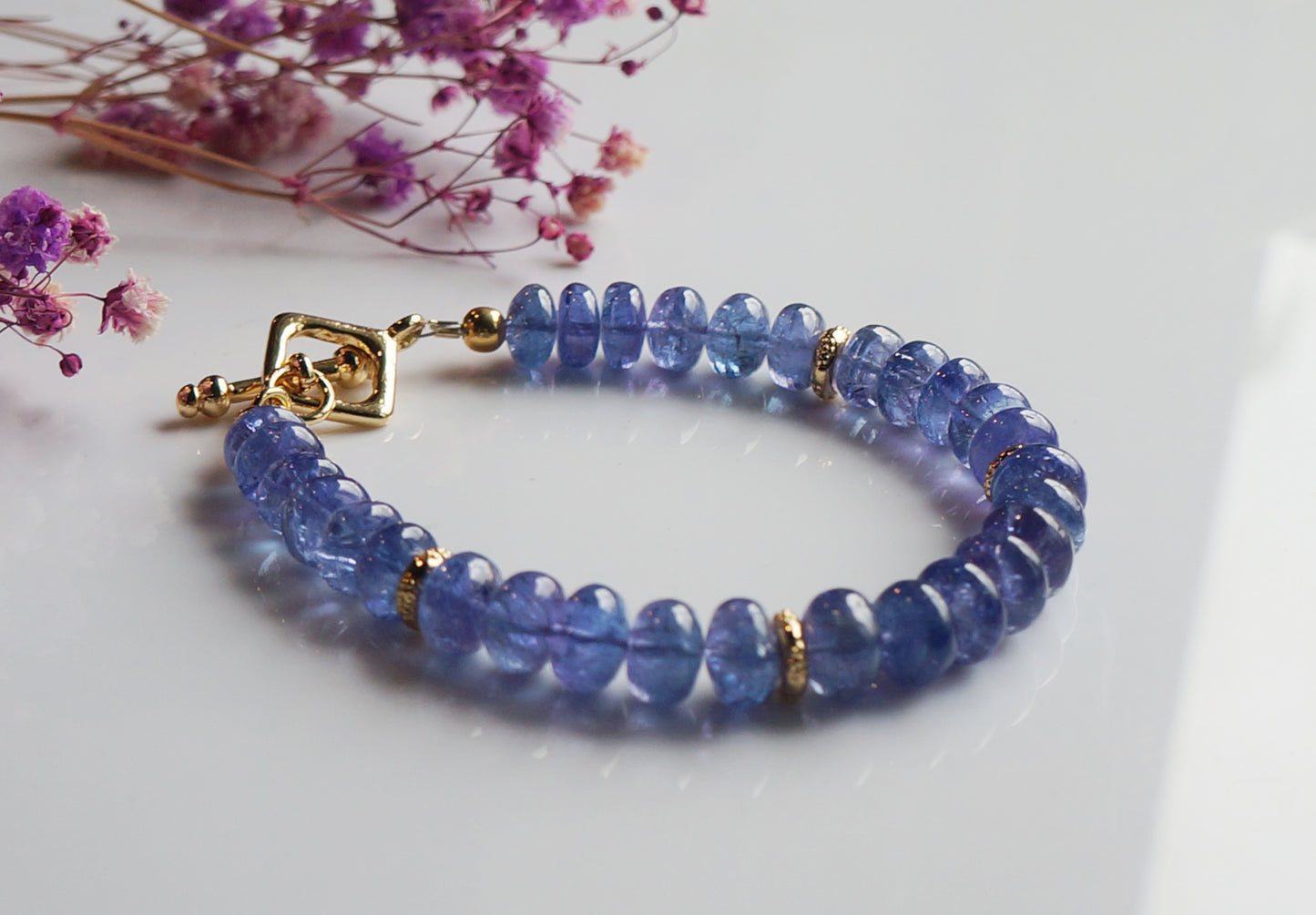 TANZANITE|丹泉石塔珠手鍊 C052003