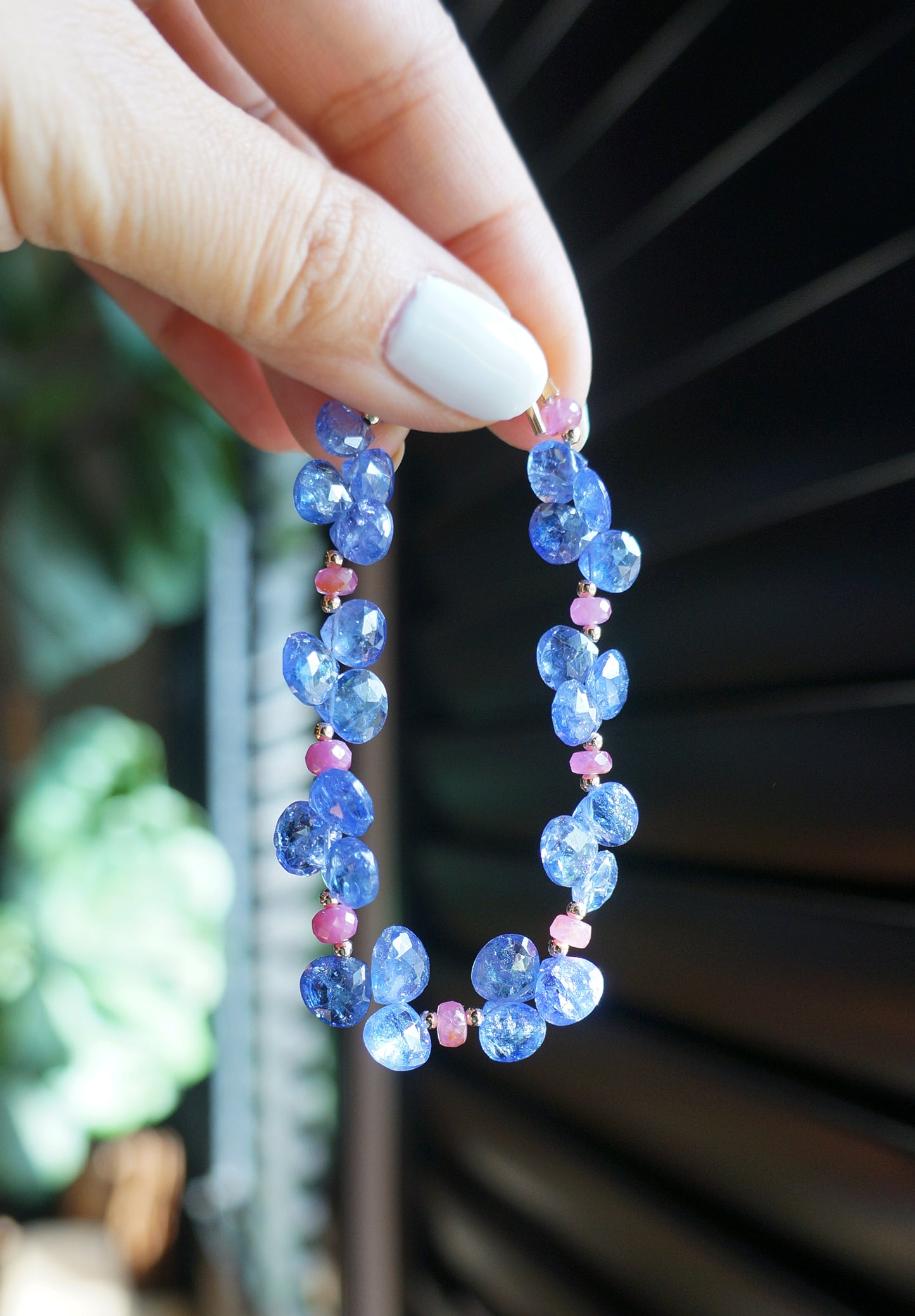 丹泉石|紅寶石 閃亮切面手鏈