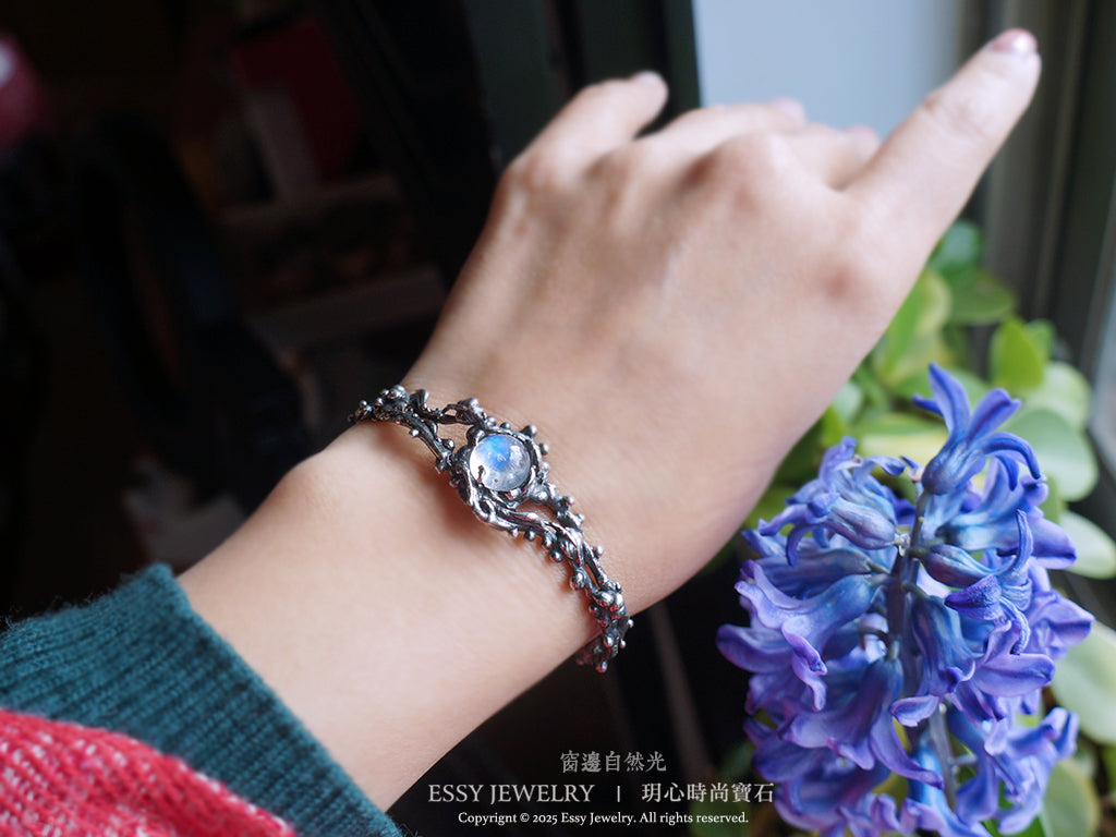 樹枝藤蔓 |月光石 自然系手鍊