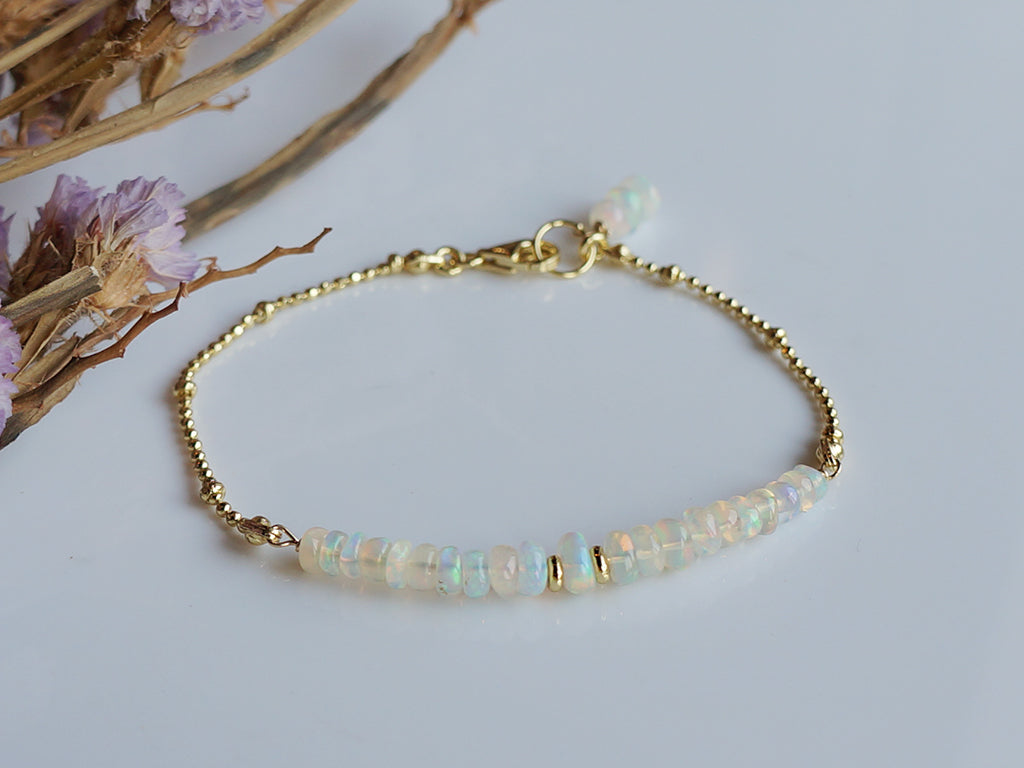 Opal | 七彩水透蛋白石 半鍊設計款