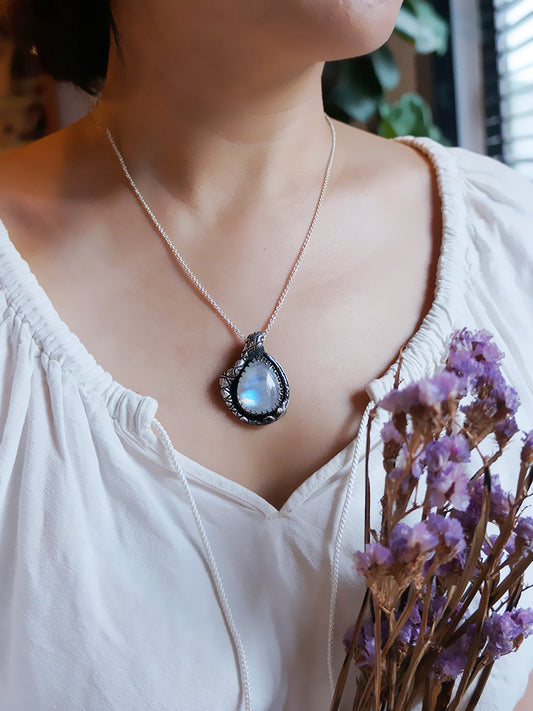 吉祥錢蛇銀墜|手作系列