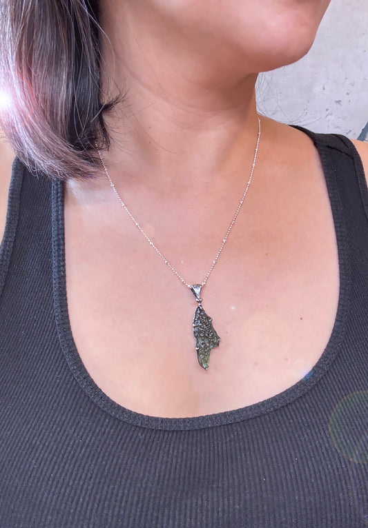 捷克隕石純銀墜鍊