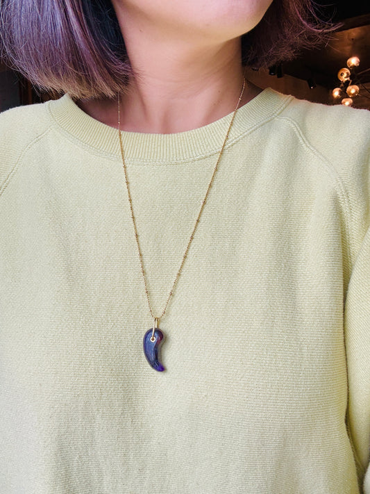 Power of Soul|月牙舒俱徠石墜鍊