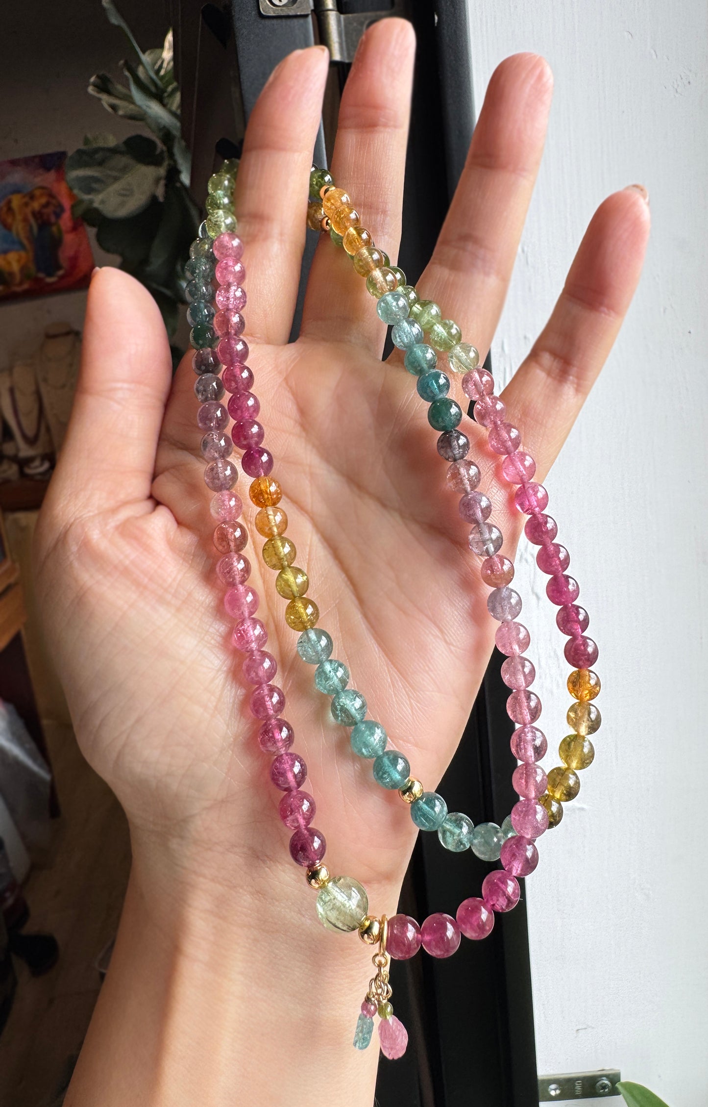 極品|彩虹碧璽 · 108顆
