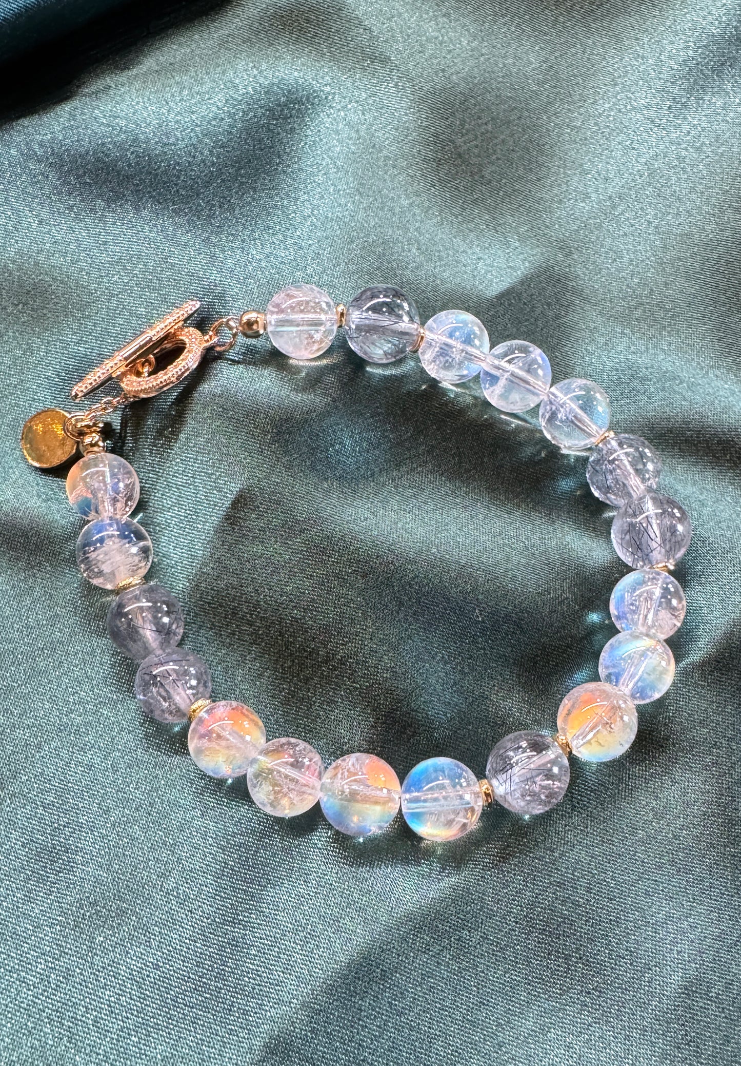 馬島月光 × 藍鋼絲水晶|靜謐月光的優雅共舞