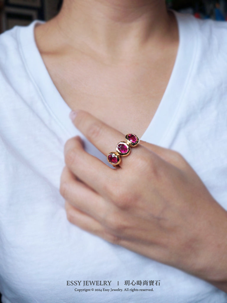 Rubellite | 紅寶碧璽時尚戒指