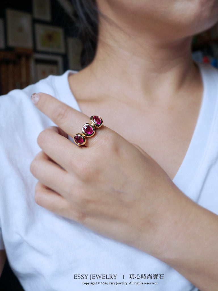 Rubellite | 紅寶碧璽時尚戒指
