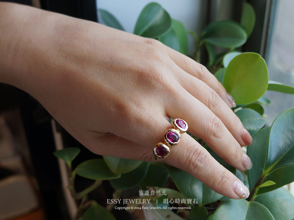 Rubellite | 紅寶碧璽時尚戒指