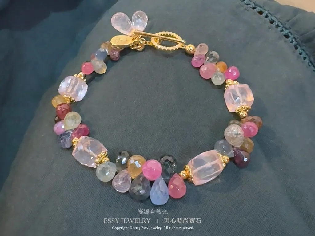 繽紛夏日|彩寶閃亮大水滴手鍊 M