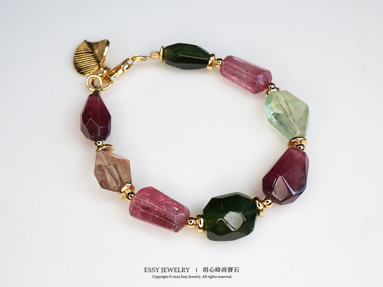 冰糖大切面|高品質糖果碧璽手環 K060806