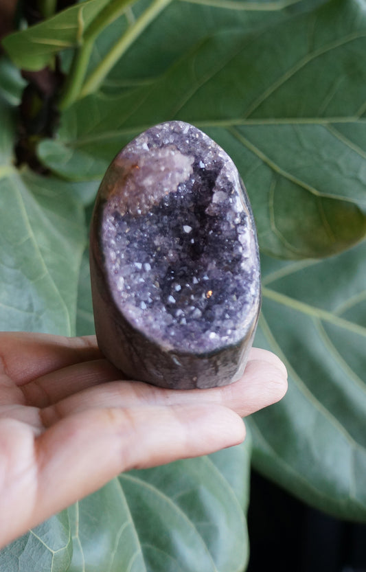 On Sale|烏拉圭水晶花藍紫水晶鎮 T081610-1