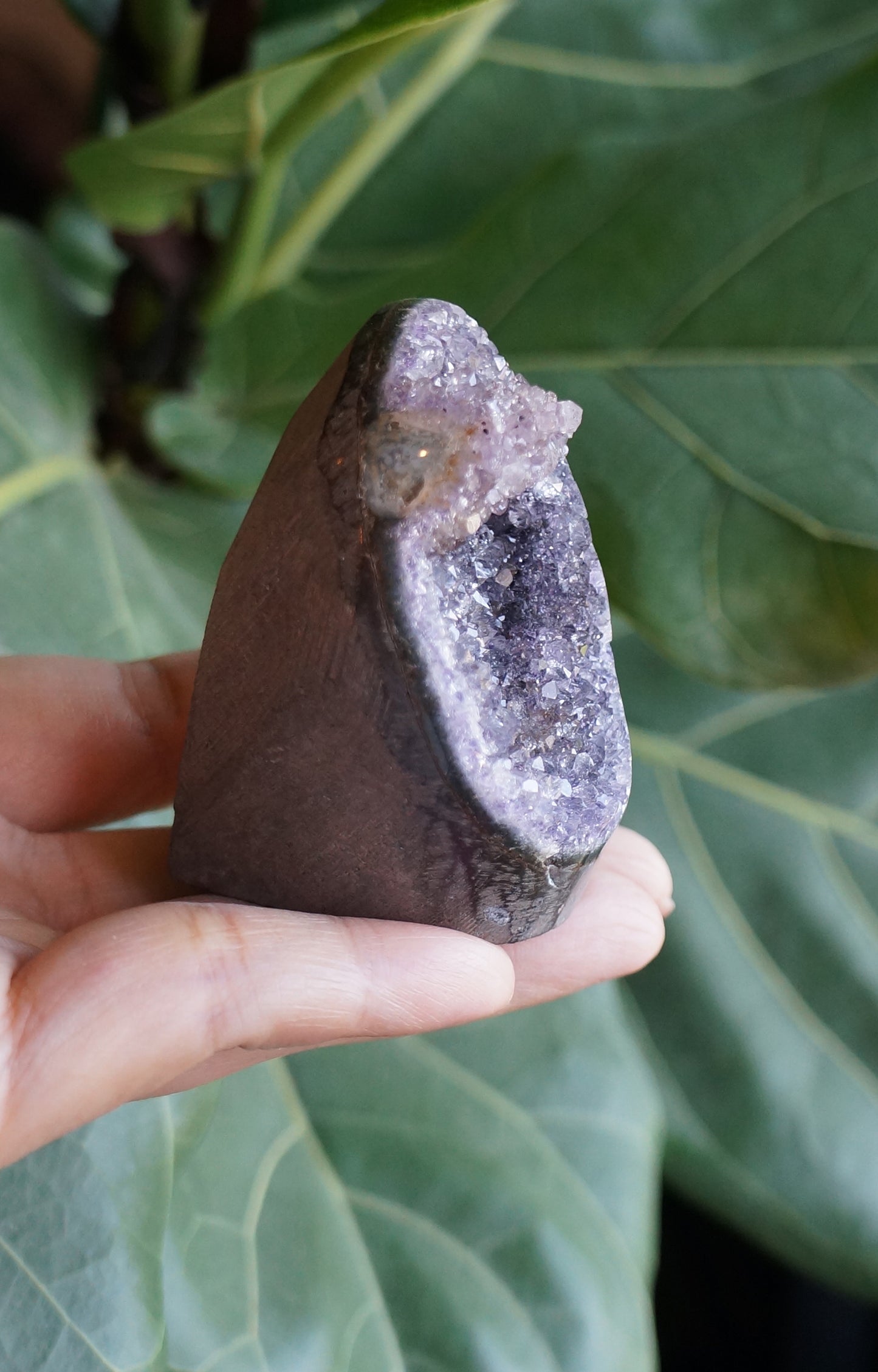 On Sale|烏拉圭水晶花藍紫水晶鎮 T081610-1