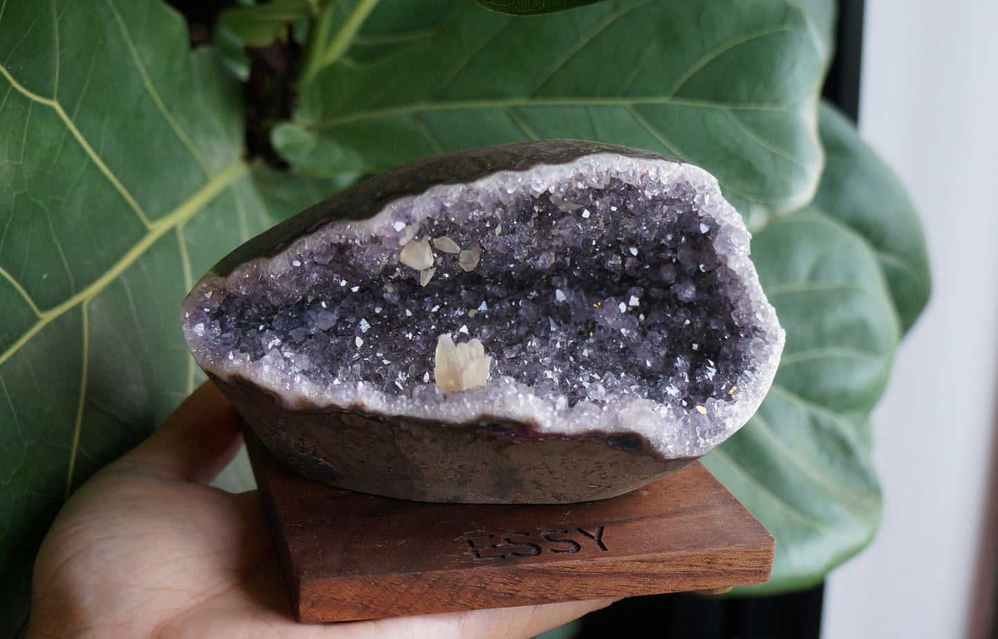 On Sale|方解石花漸變彩晶錢袋子 T081722