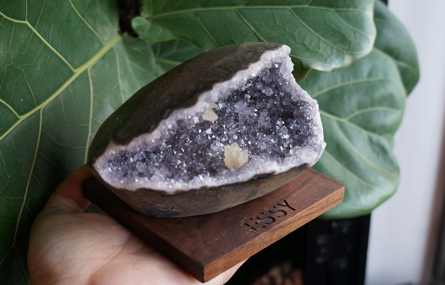 On Sale|方解石花漸變彩晶錢袋子 T081722