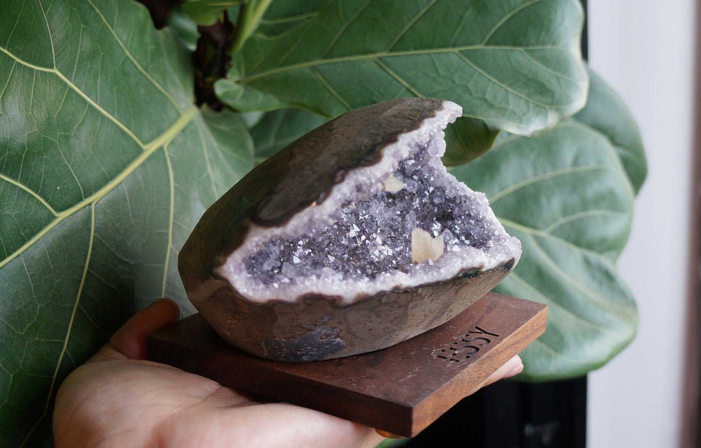 On Sale|方解石花漸變彩晶錢袋子 T081722