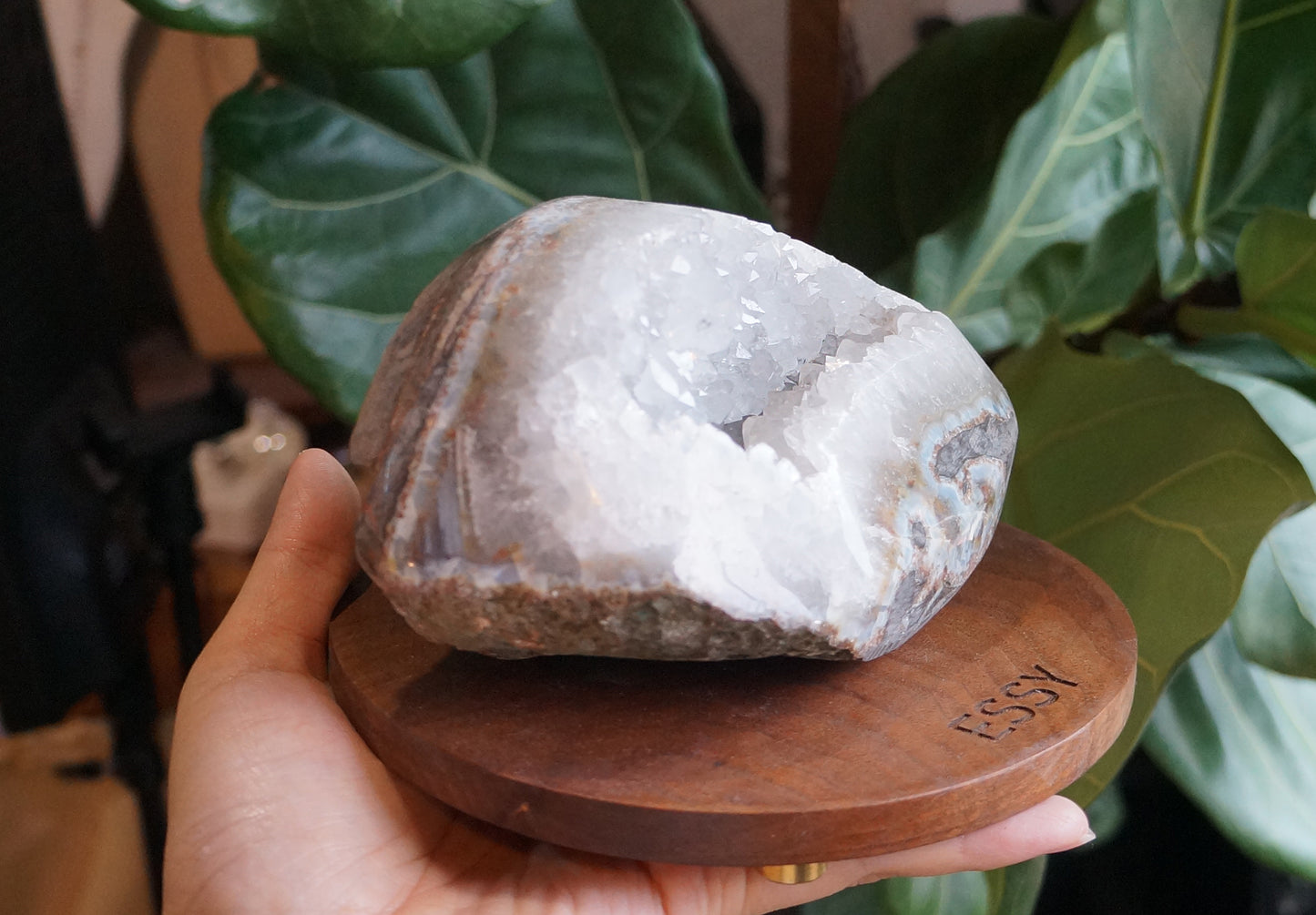 On Sale|嘴型白水晶晶鎮 T082114
