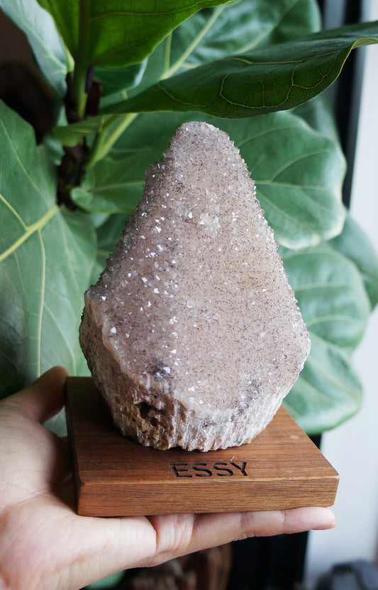 On Sale|夢幻粉藕紫晶小尖山 T091304