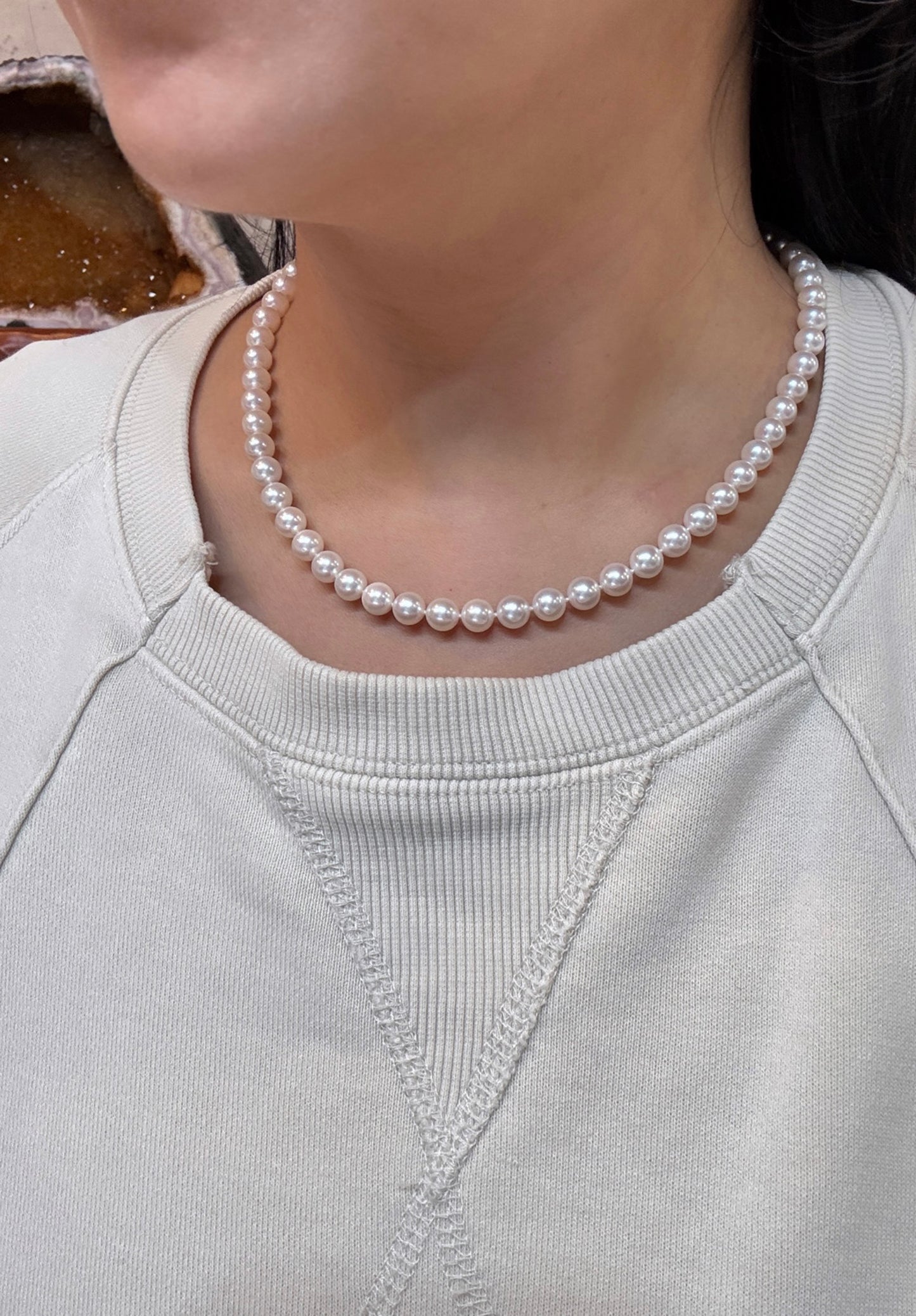 Akoya 日本海水珍珠 項鍊 E112101