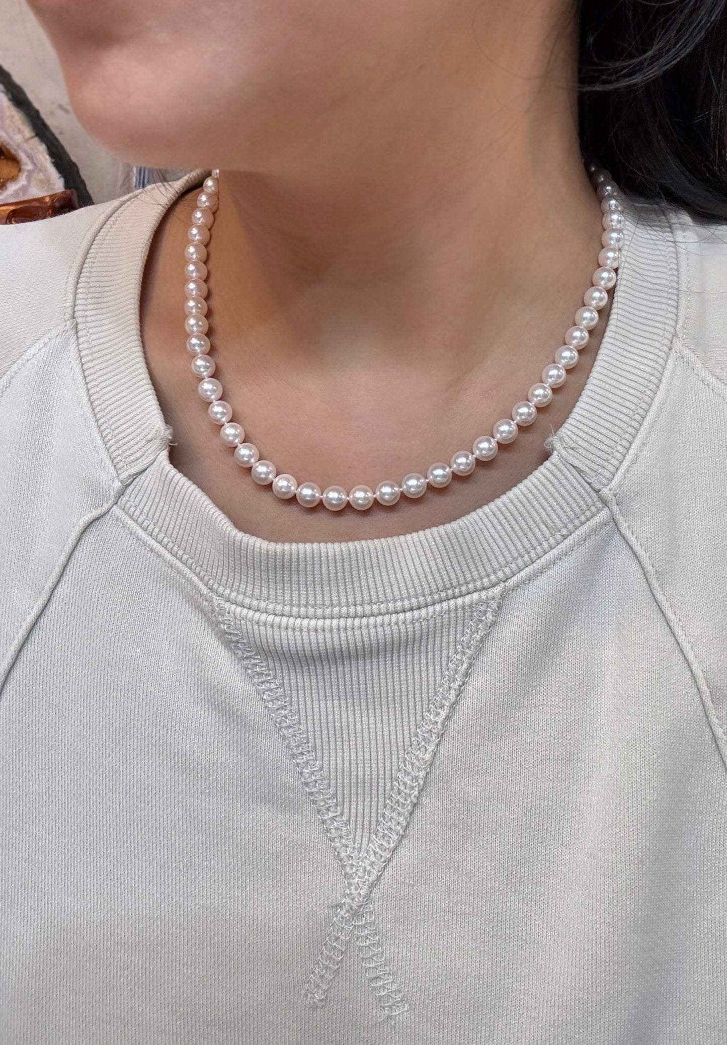 Akoya 日本海水珍珠 項鍊 E112101