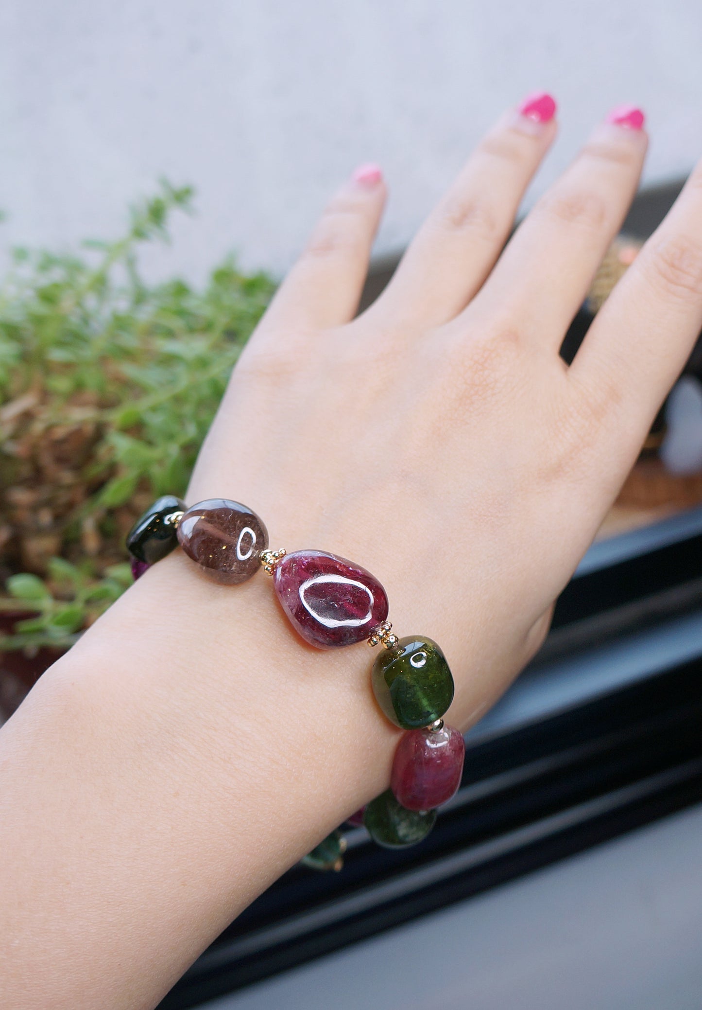 Candy Tourmaline｜巴西原礦糖果碧璽手環