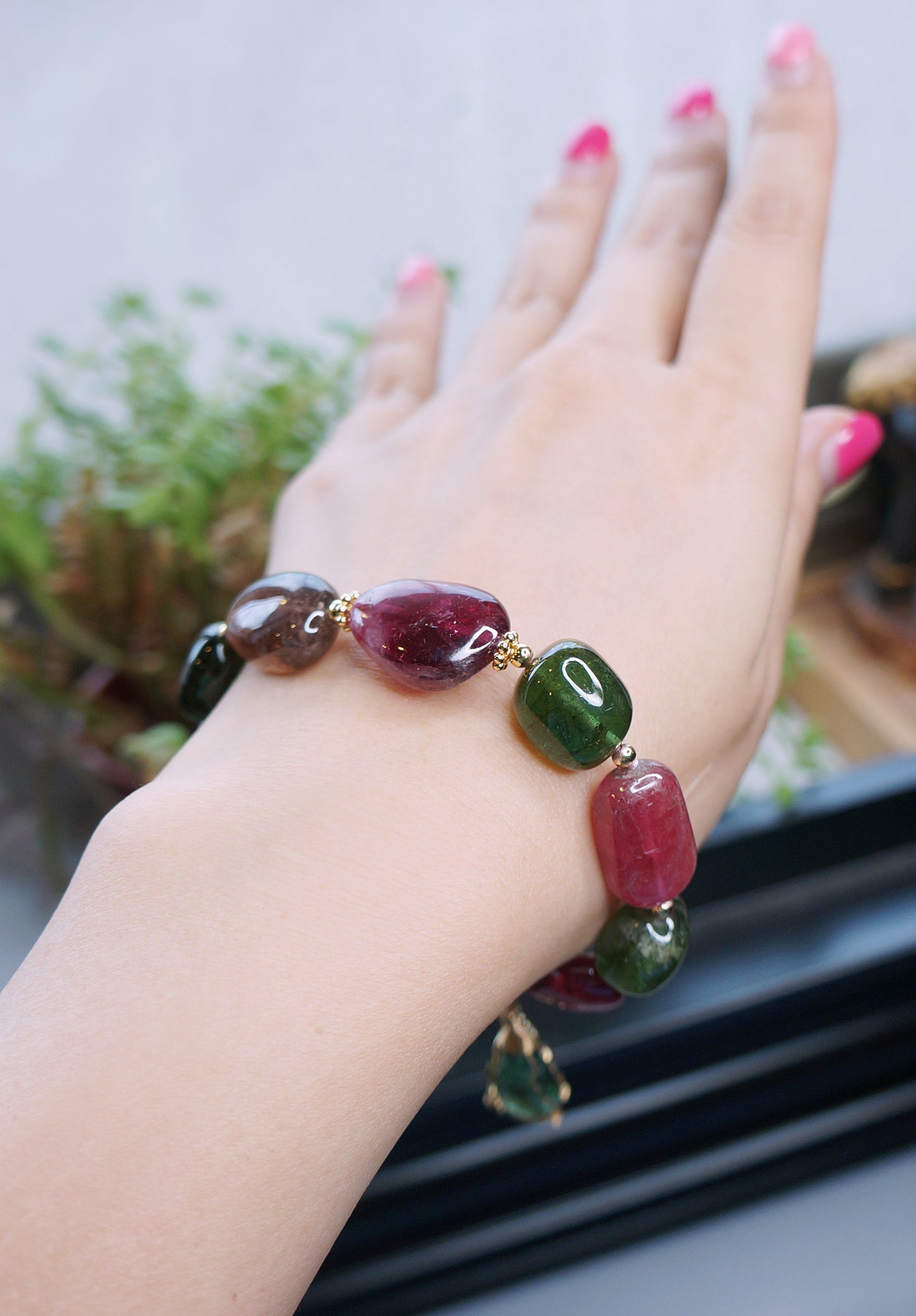 Candy Tourmaline｜巴西原礦糖果碧璽手環