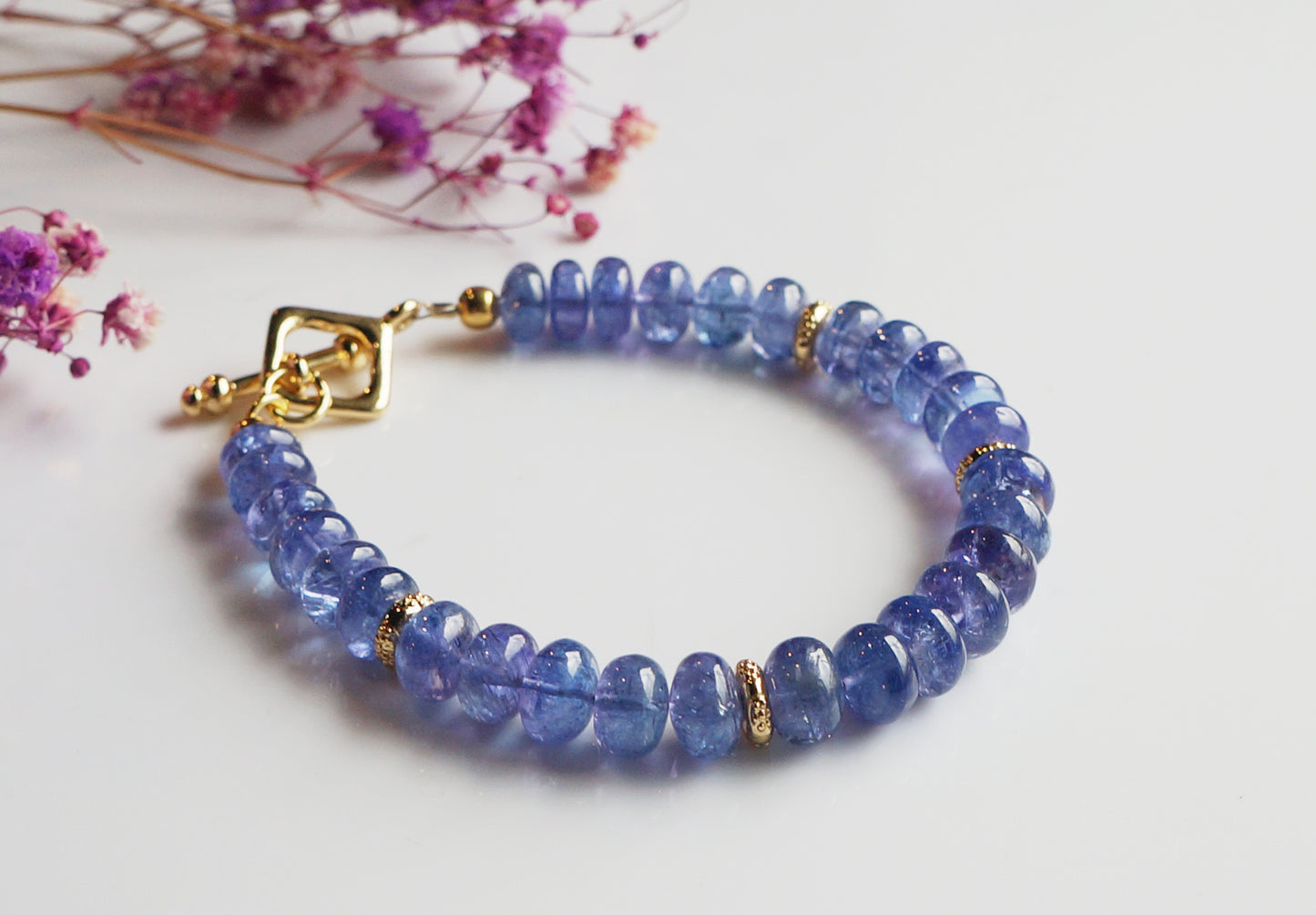 TANZANITE｜丹泉石塔珠手鍊 C052003
