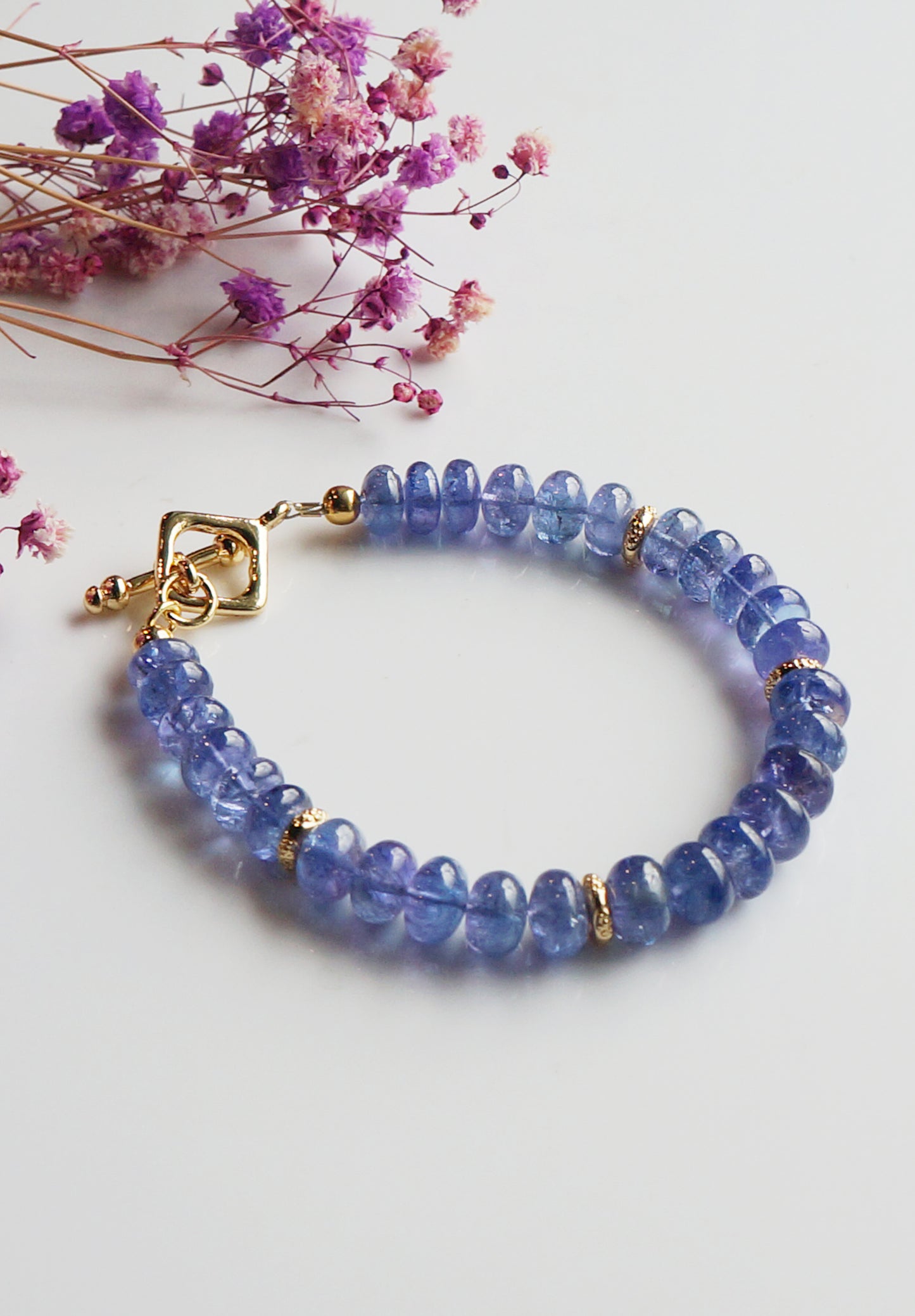 TANZANITE｜丹泉石塔珠手鍊 C052003
