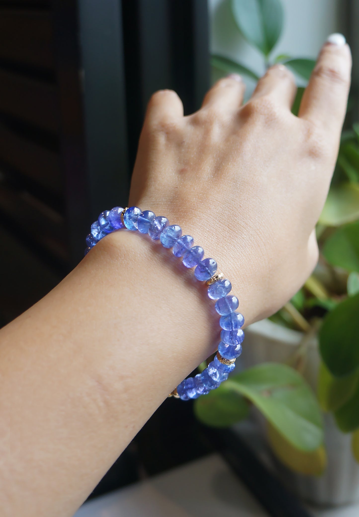 TANZANITE｜丹泉石塔珠手鍊 C052003