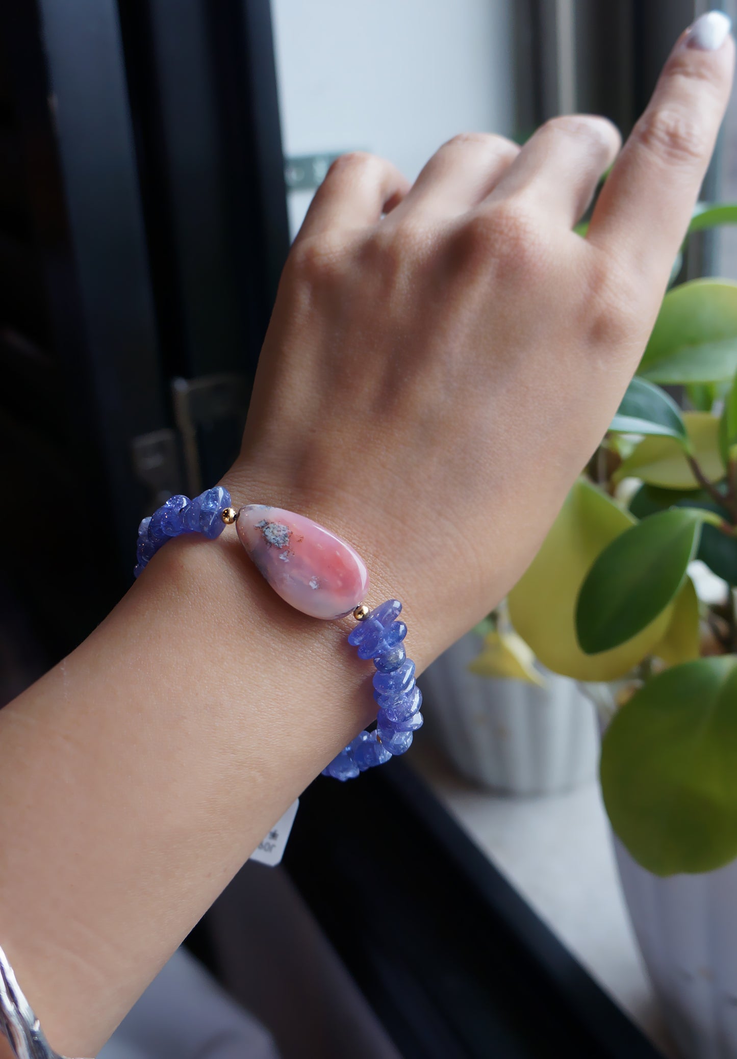 TANZANITE｜丹泉石/粉蛋白石 原礦手鍊