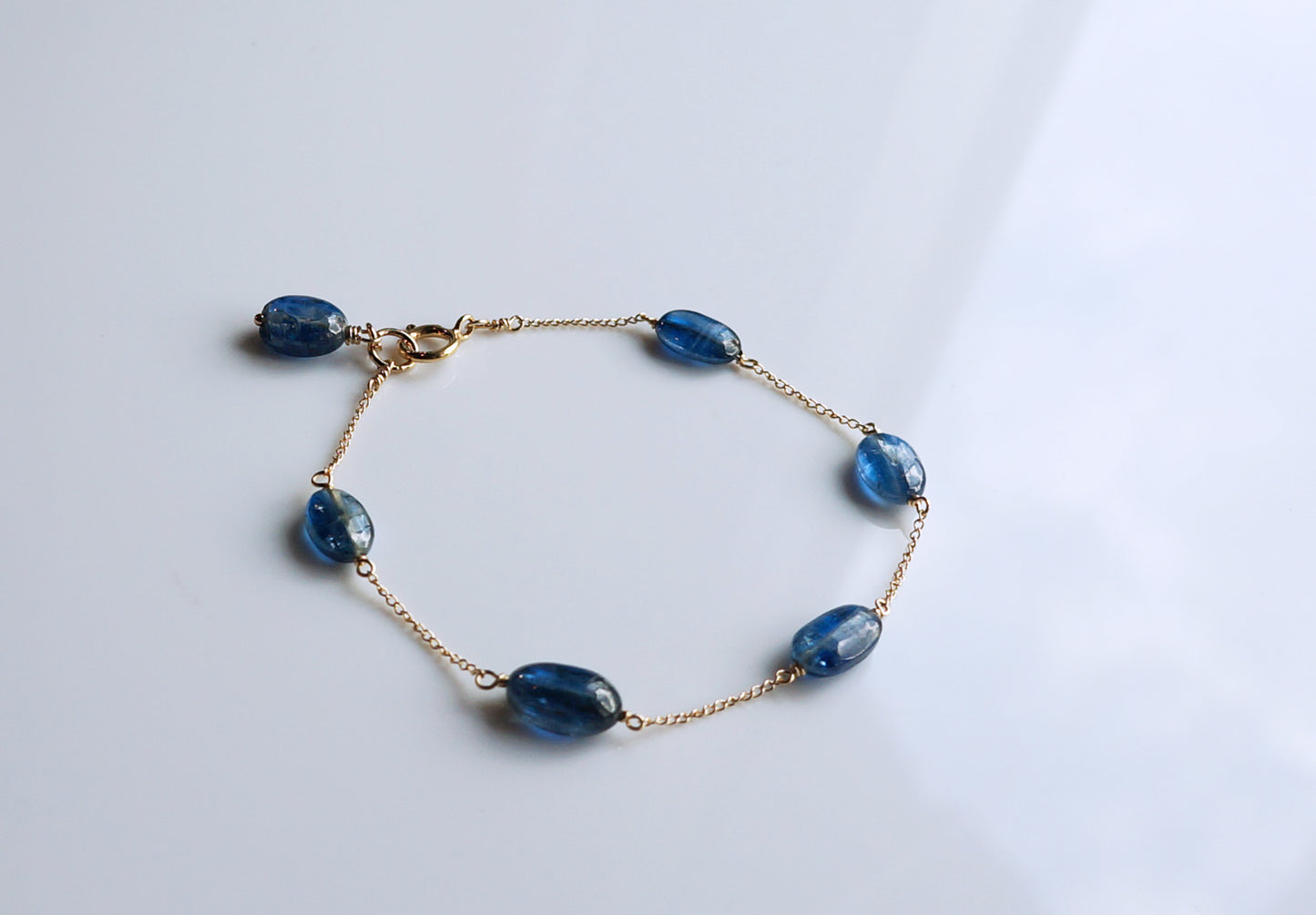 藍晶石 14K注金手鏈 E121003