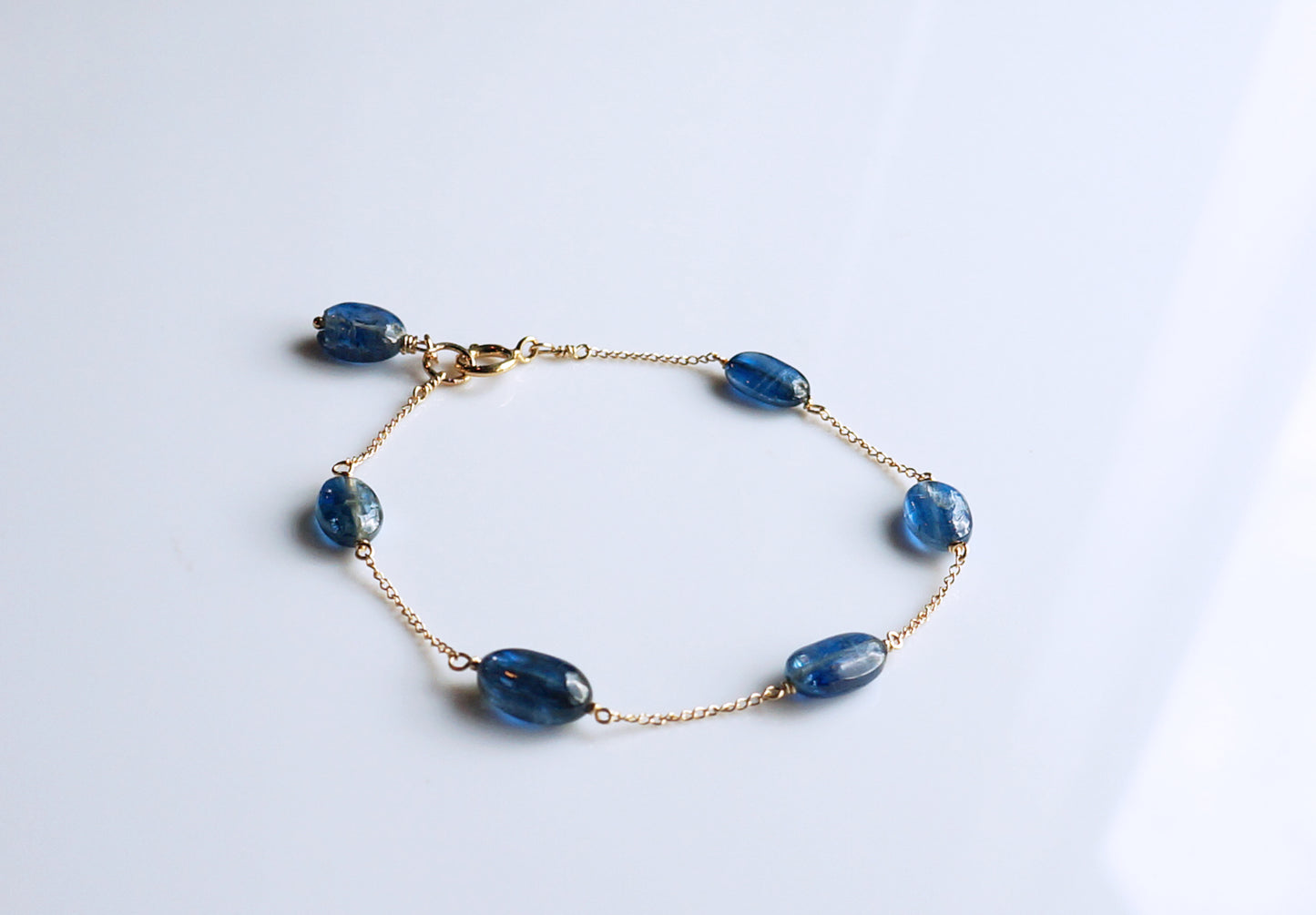 藍晶石 14K注金手鏈 E121003