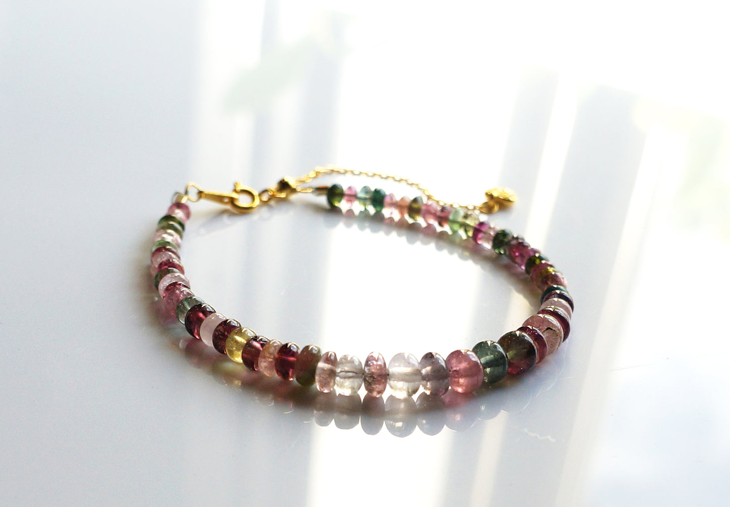 阿富汗碧璽塔珠手鏈 E121701