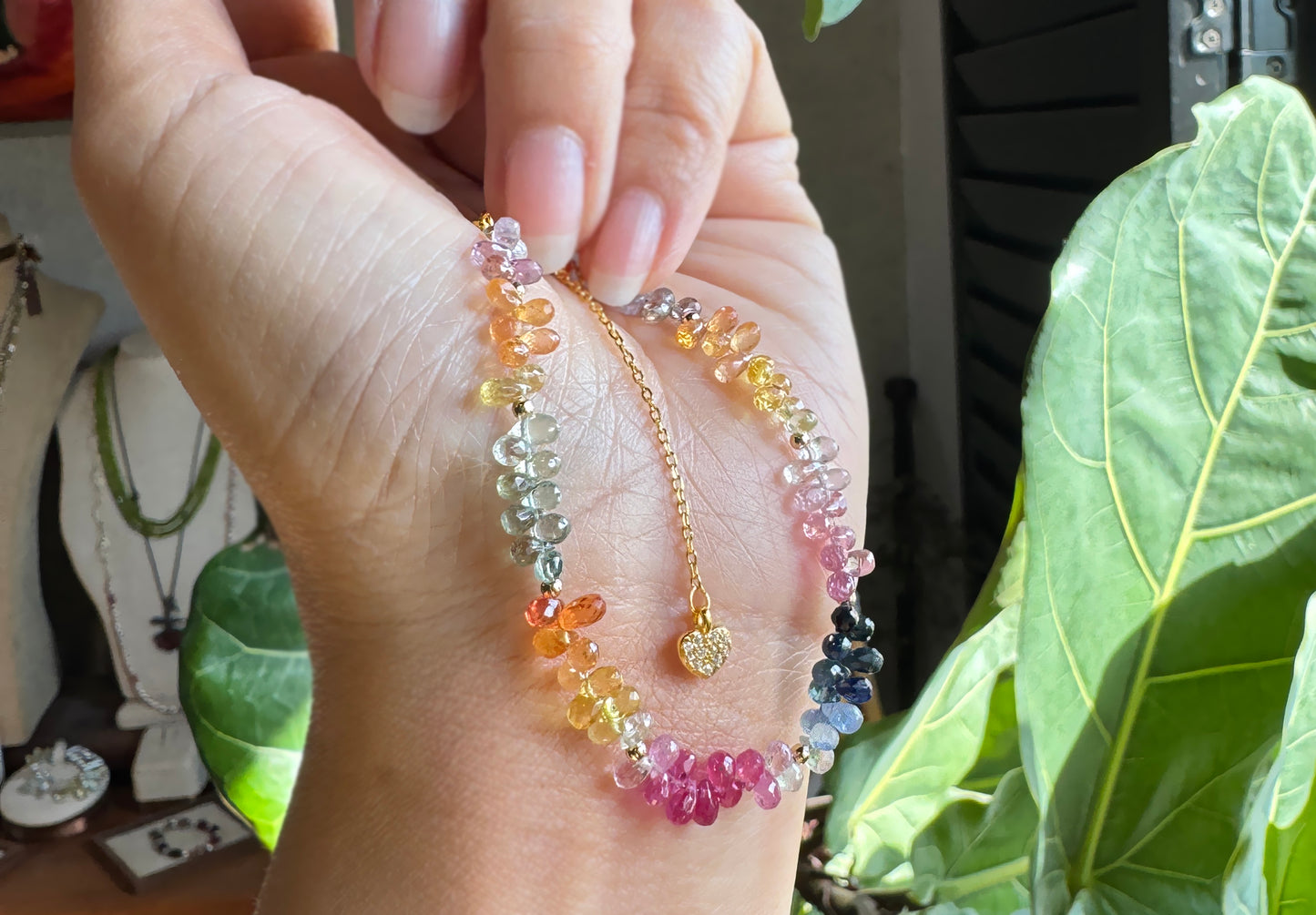 高品質｜彩寶閃亮水滴手鍊 E121602