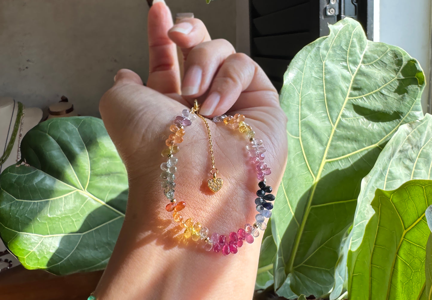 高品質｜彩寶閃亮水滴手鍊 E121602