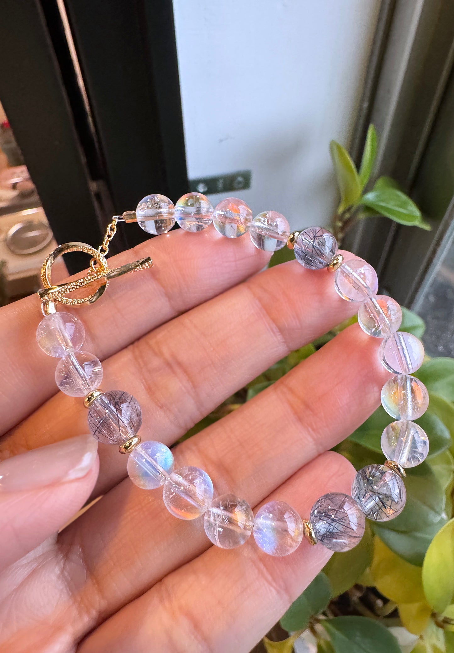 馬島月光 × 藍鋼絲水晶｜靜謐月光的優雅共舞