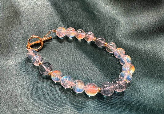 馬島月光 × 藍鋼絲水晶｜靜謐月光的優雅共舞