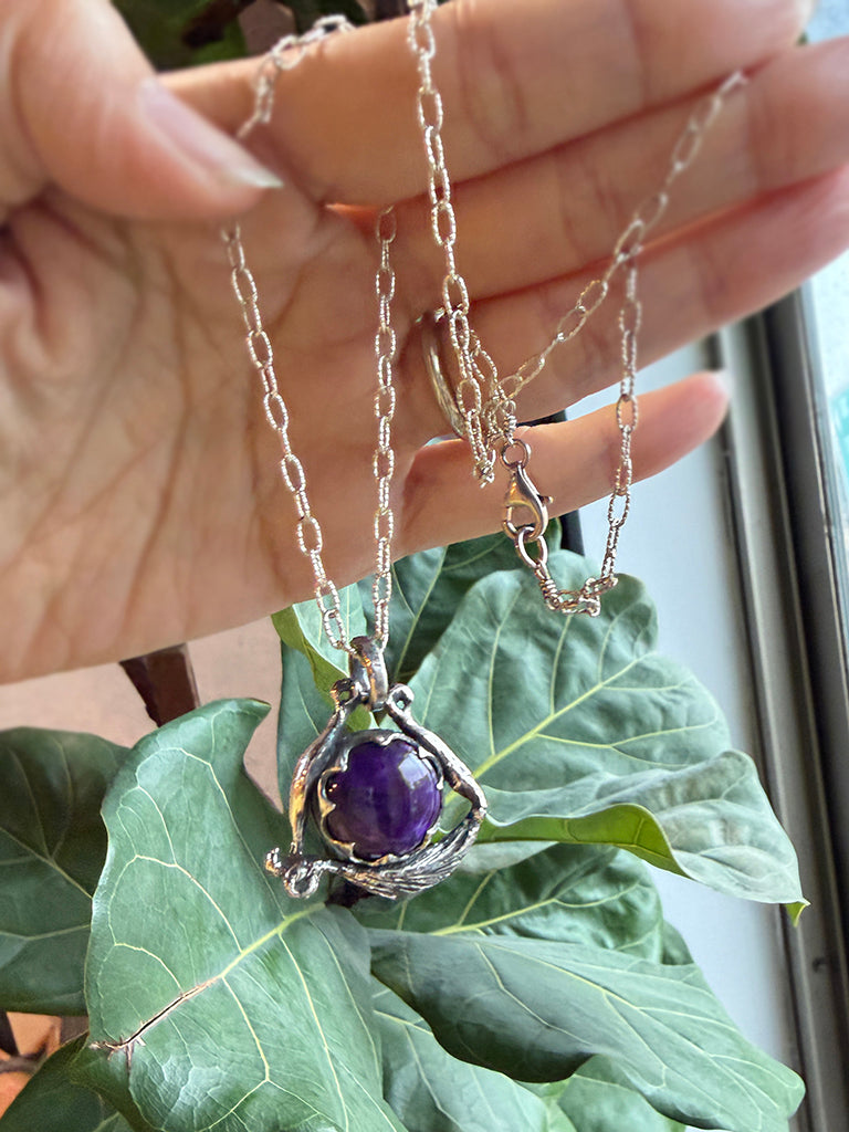 三角藤蔓設計｜舒俱徠石墜鍊 C011906