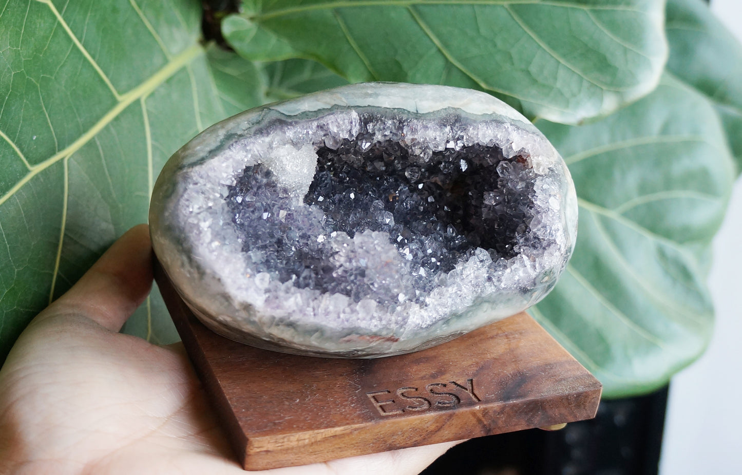 On Sale｜水晶花紫晶錢袋子 T081711