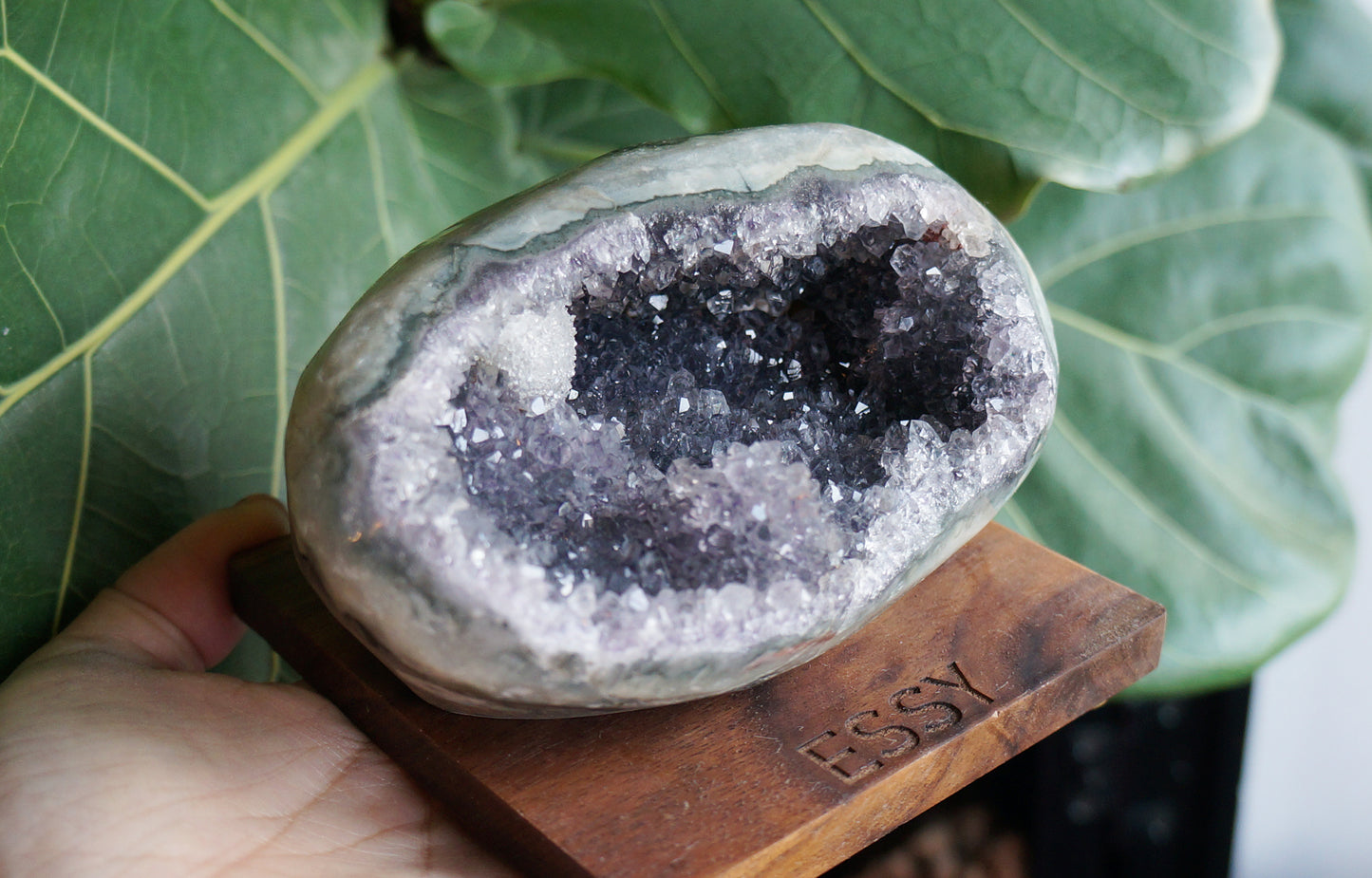 On Sale｜水晶花紫晶錢袋子 T081711