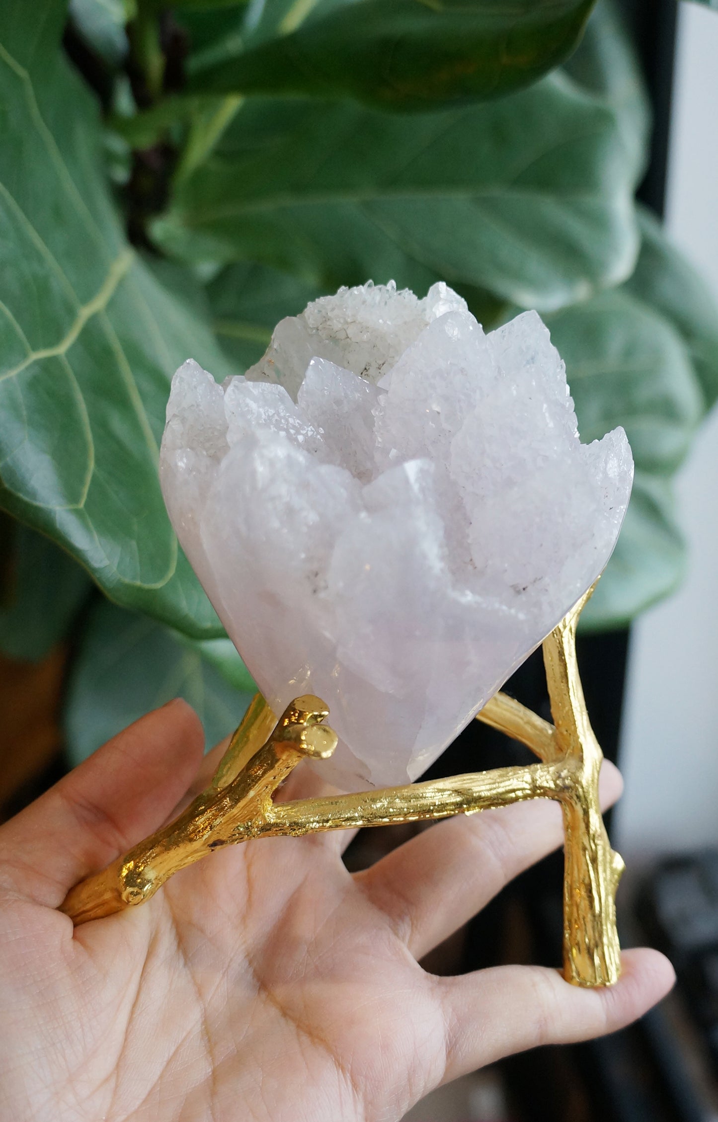 On Sale｜二次結晶紫晶手捧花 T081729