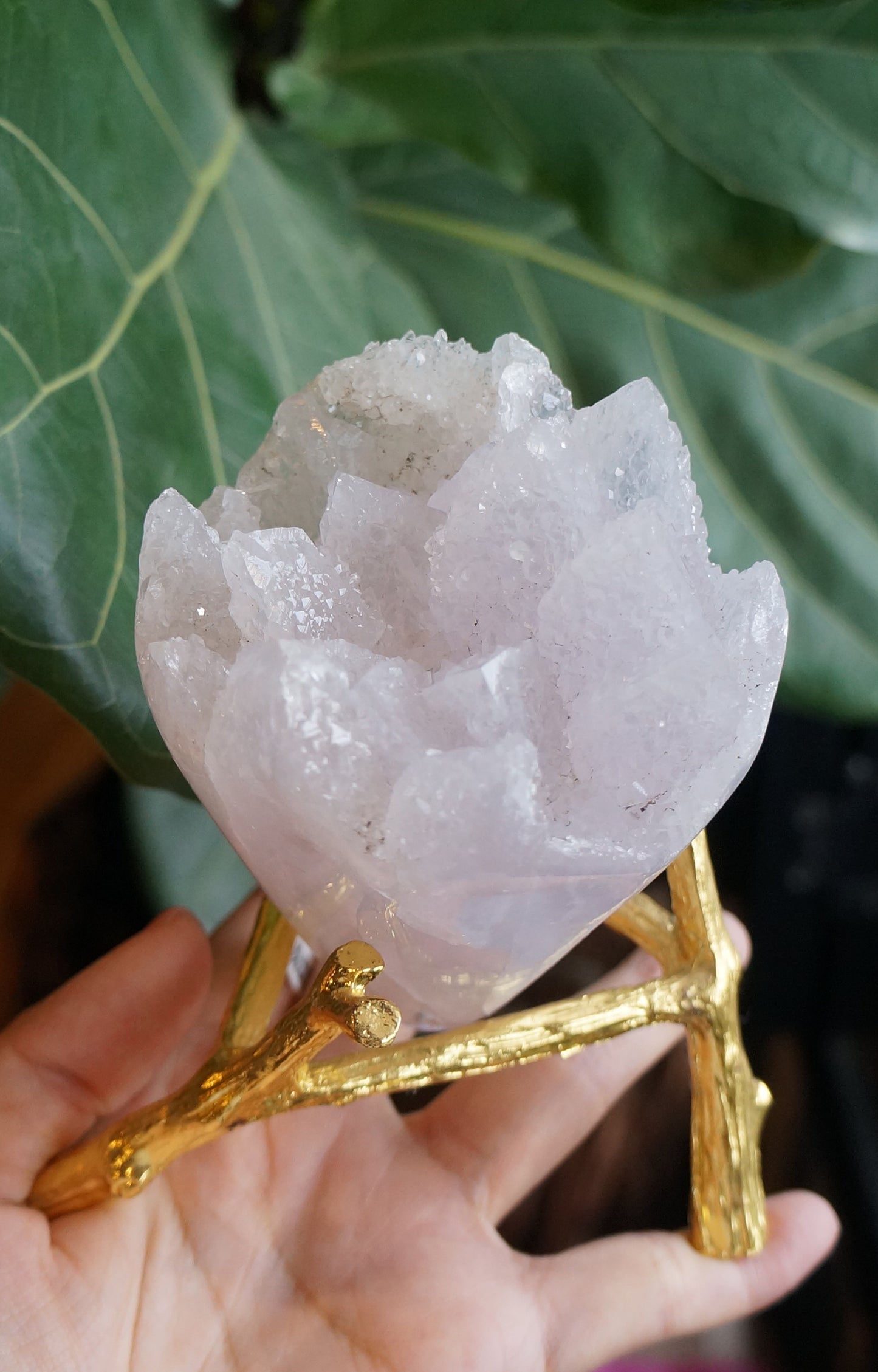 On Sale｜二次結晶紫晶手捧花 T081729