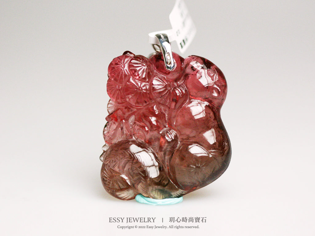 Rubellite | 松柏常青紅寶碧璽墜 A108